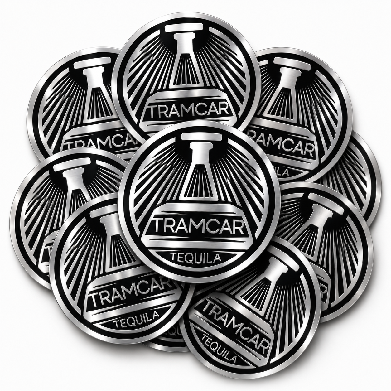 Tramcar 3 inch Vinyl All Weather Sticker