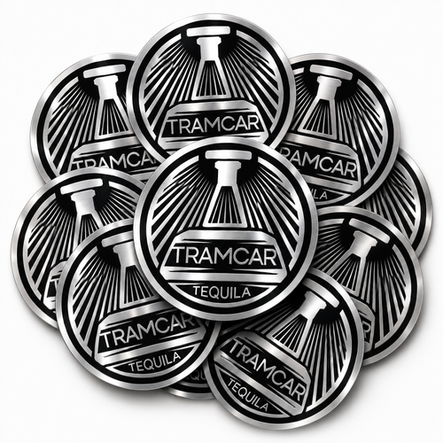 Tramcar 3 inch Vinyl All Weather Sticker