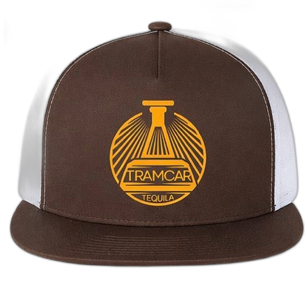 Brown and white Tramcar Tequila cap