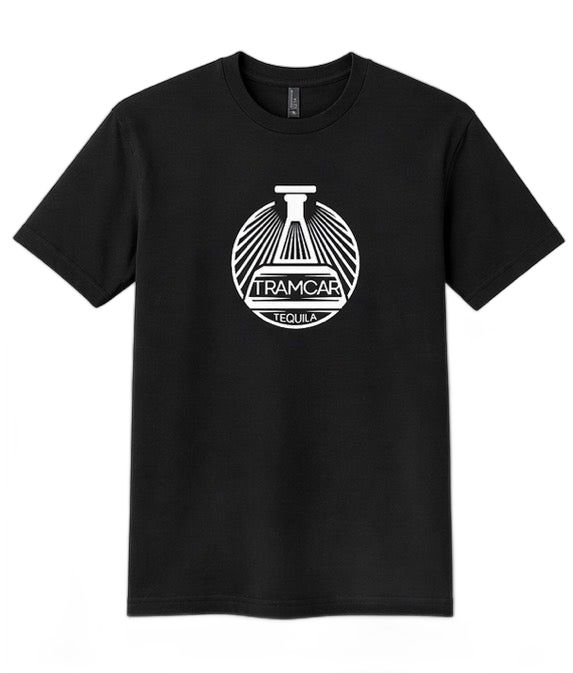 Black Tramcar Tequila t-shirt, front